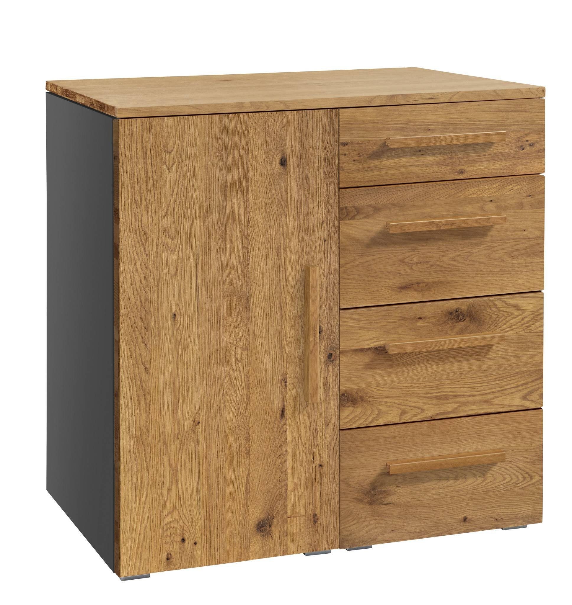 HASENA Highboard Hasena Accessoires Qunito Kommode Massivholz 90x50x85 (1)