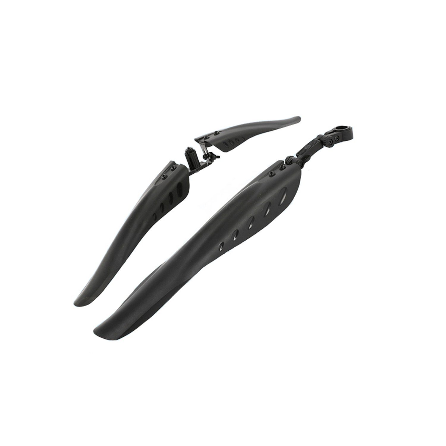 LUCHS Schutzblech Fahrrad MTB Mountainbike Steck Set Spritzschutz Universal (Set, Vorne & Hinten), Für 24-29 Zoll Fahrräder