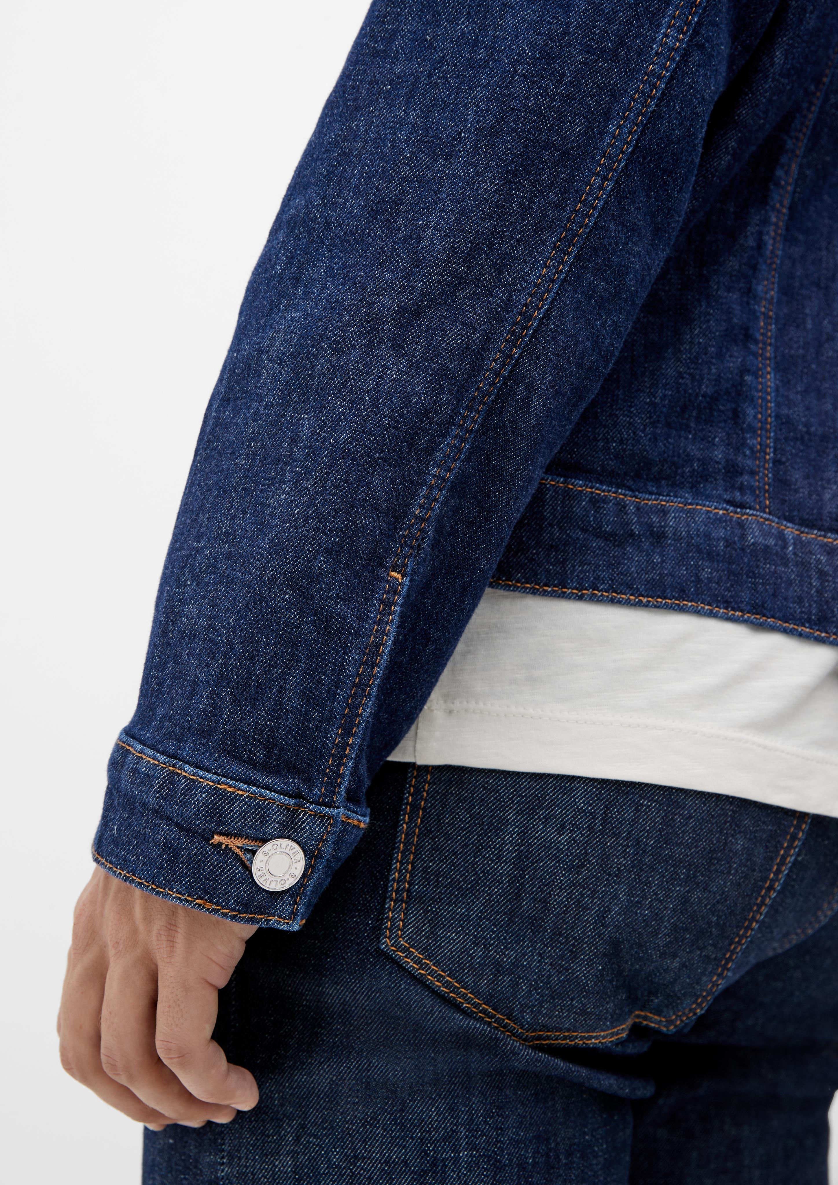Jeansjacke mit Eingrifftaschen  2121161-59Z8