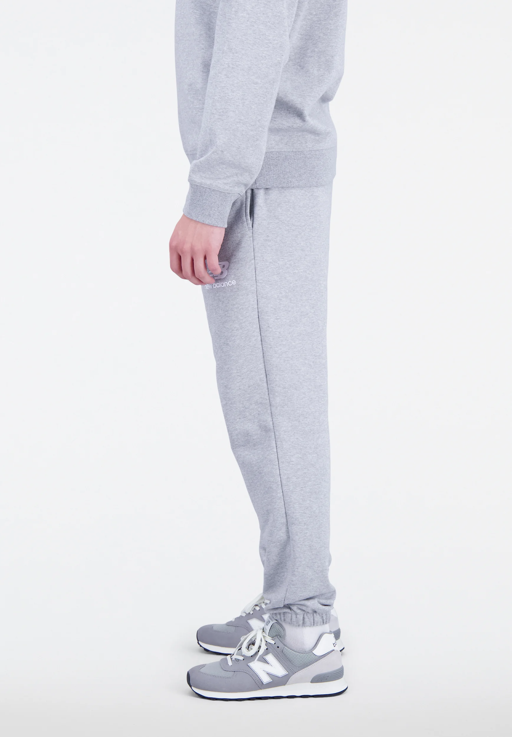New Balance ESSENTIALS STACKED LOGO FRENCH TER - Pantalón deportivo