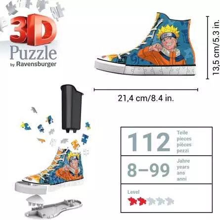 3D Puzzle Sneaker Naruto