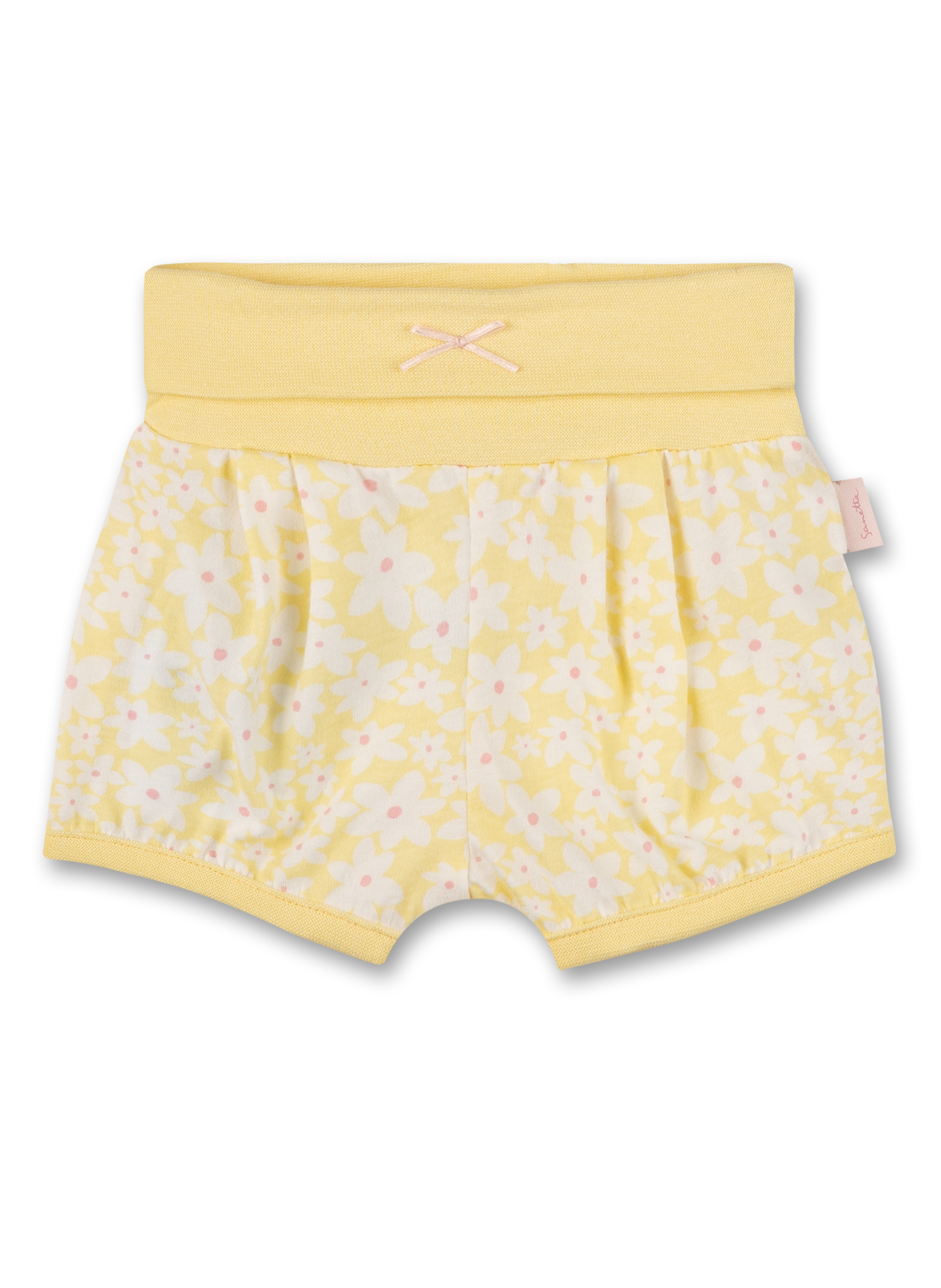 Mädchen-Shorts Gelb