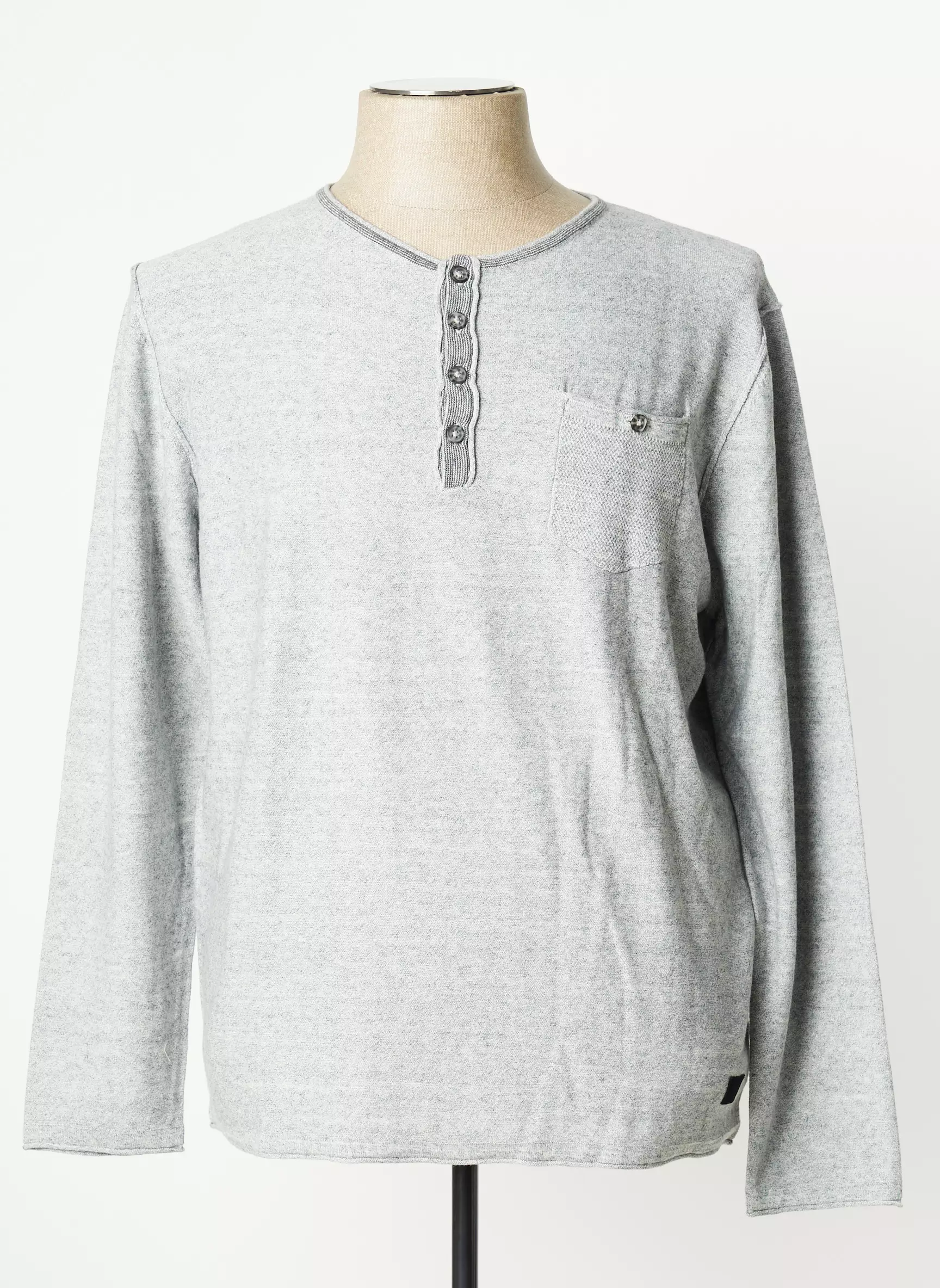 Monte Carlo Pulls Homme couleur gris