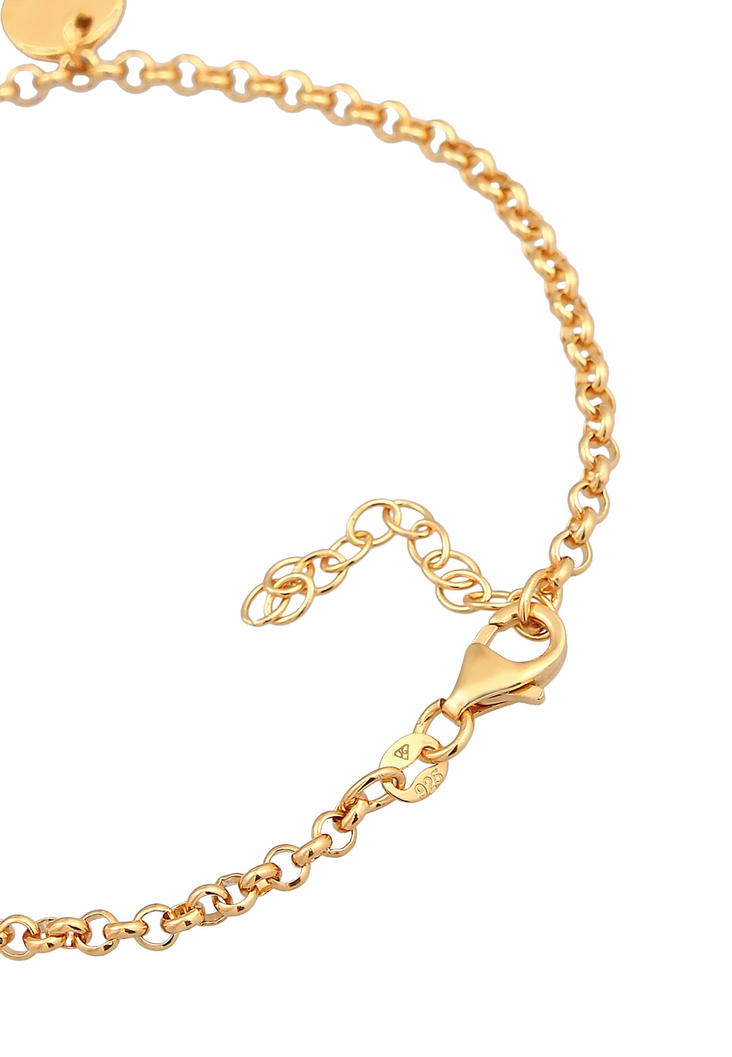 Pendentif Elli pour femme, plaque délicate en argent sterling 925