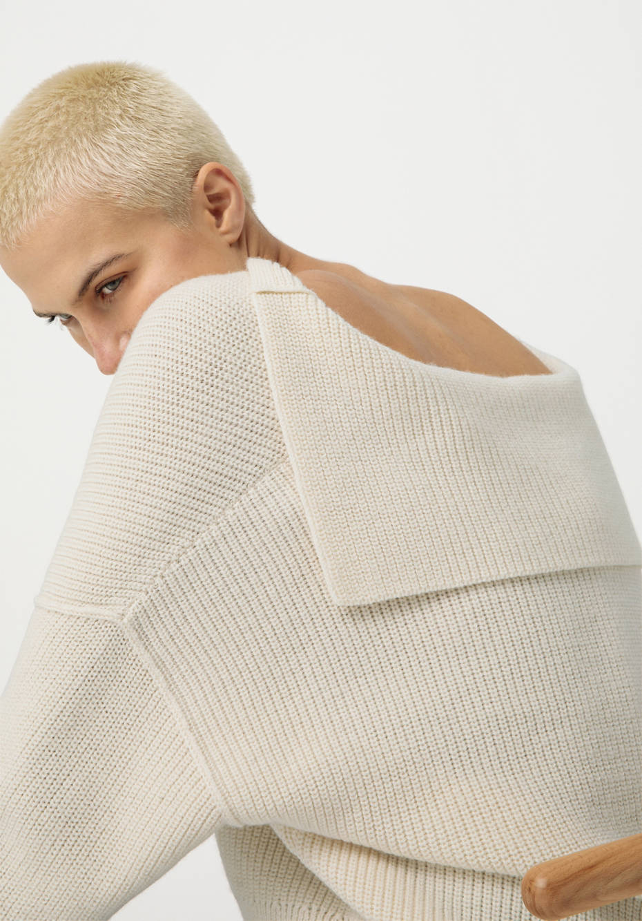 Pullover aus Bio-Baumwolle und Bio-Schurwolle