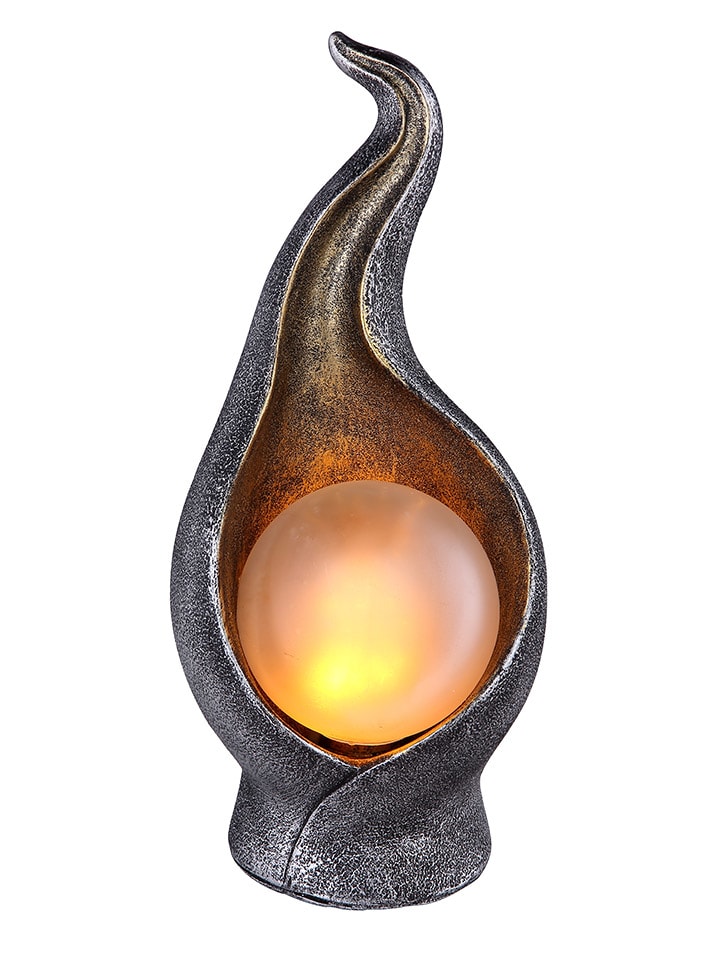 Globo lighting LED-Solar-Dekoleuchte in Silber/ Gold - (H)26,5 x Ø 11 cm günstig kaufen onesize