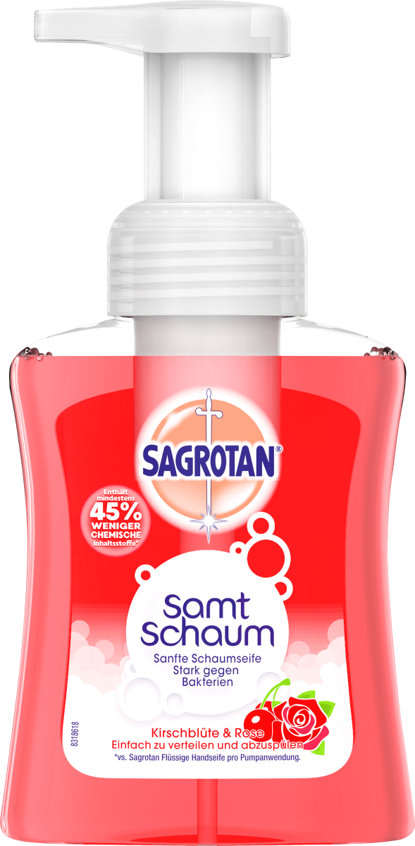 Schaumhandseife Kirschblüte & Rose, 250 ml