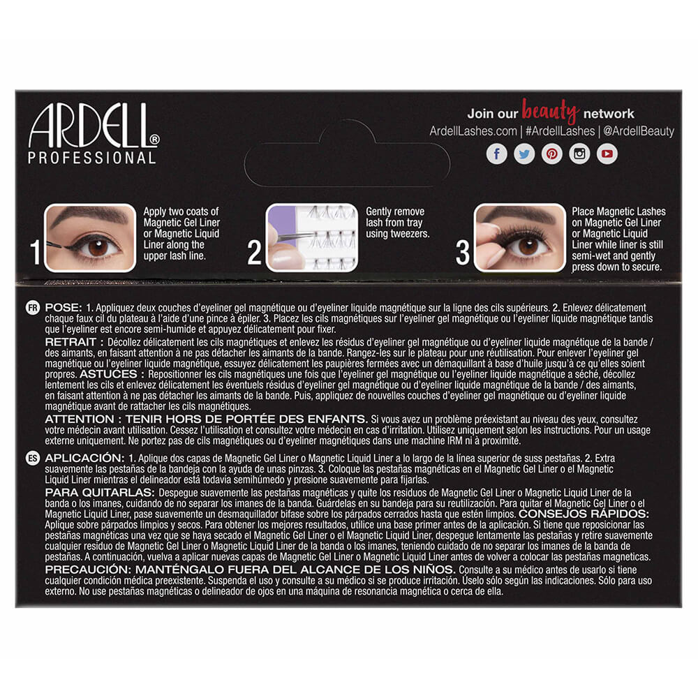 Ardell Faux-cils Magnétiques Touffes Individuals Short Faux-Cils en Touffes Magnétiques avec aimants invisibles