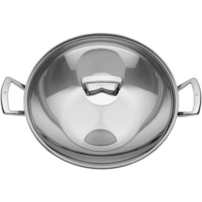 Wok mit Glasdeckel, 36 cm