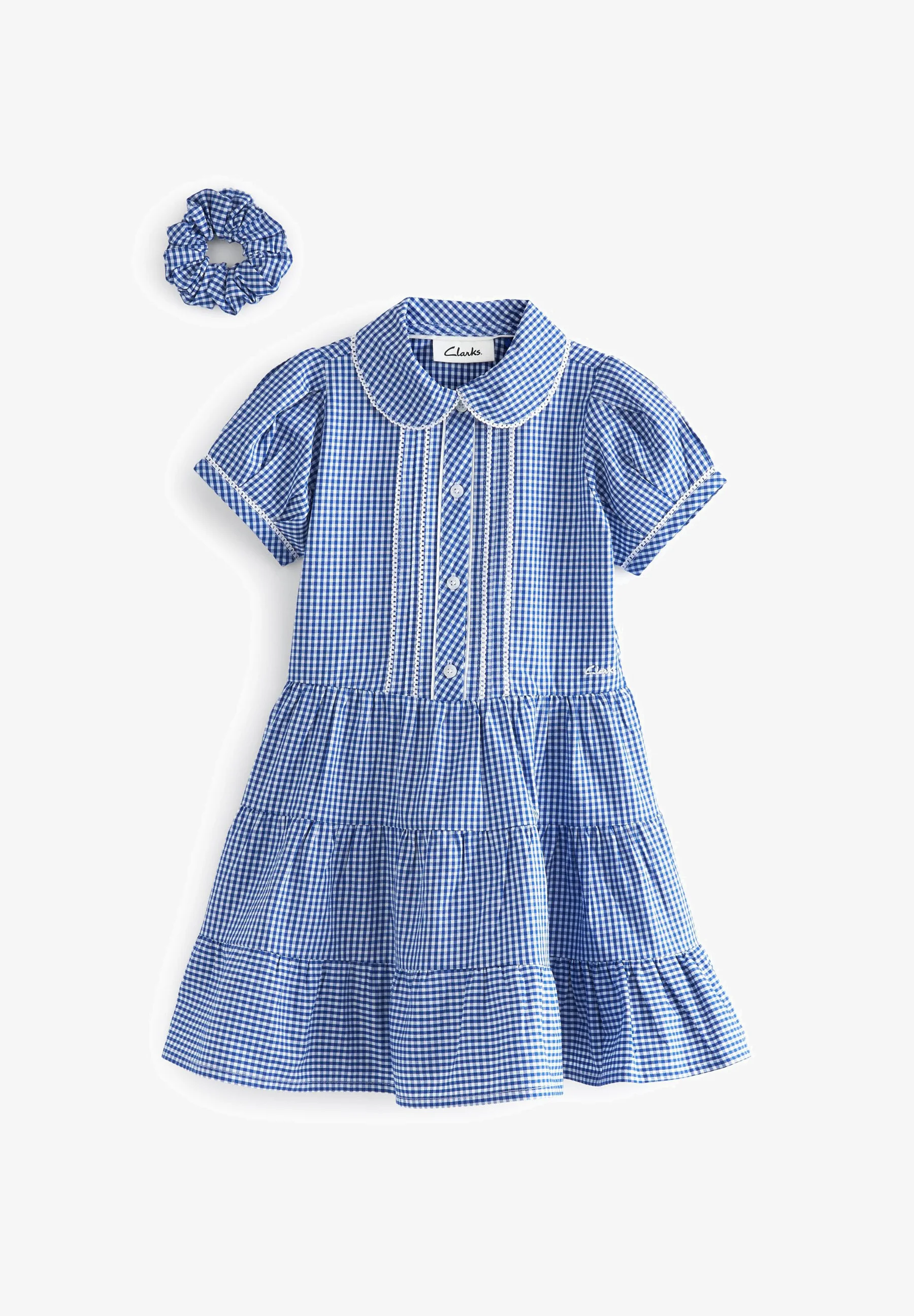 Clarks CONJUNTO DE COLEGIO Y COLLAR DE GUINGA - Vestido camisero