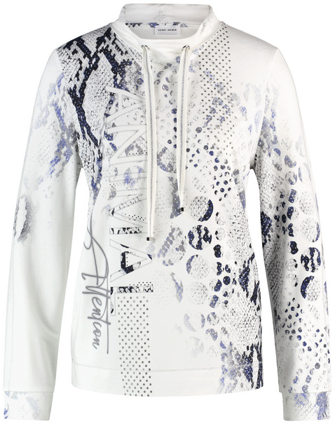 Langarmshirt mit Lurex-Details