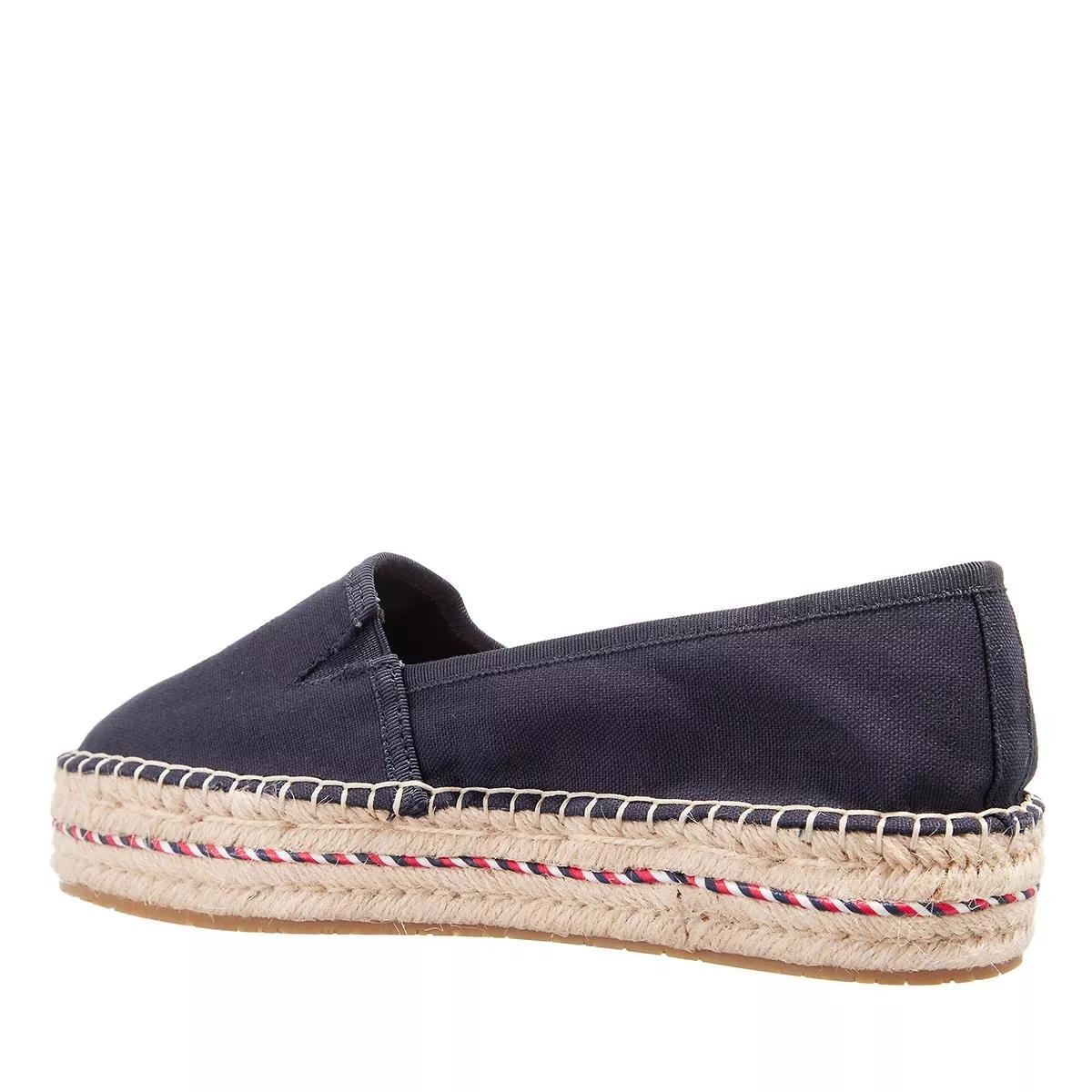 TOMMY HILFIGER Komfort Slipper blau Espadrille