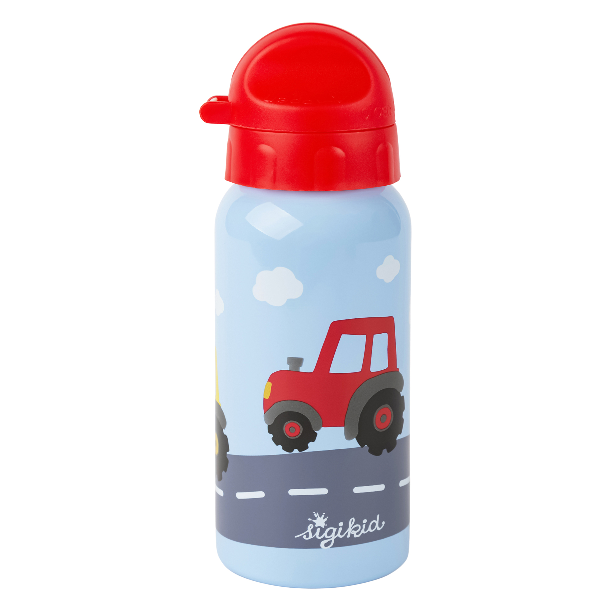 Edelstahl Kinder Trinkflasche Traktor, 400ml