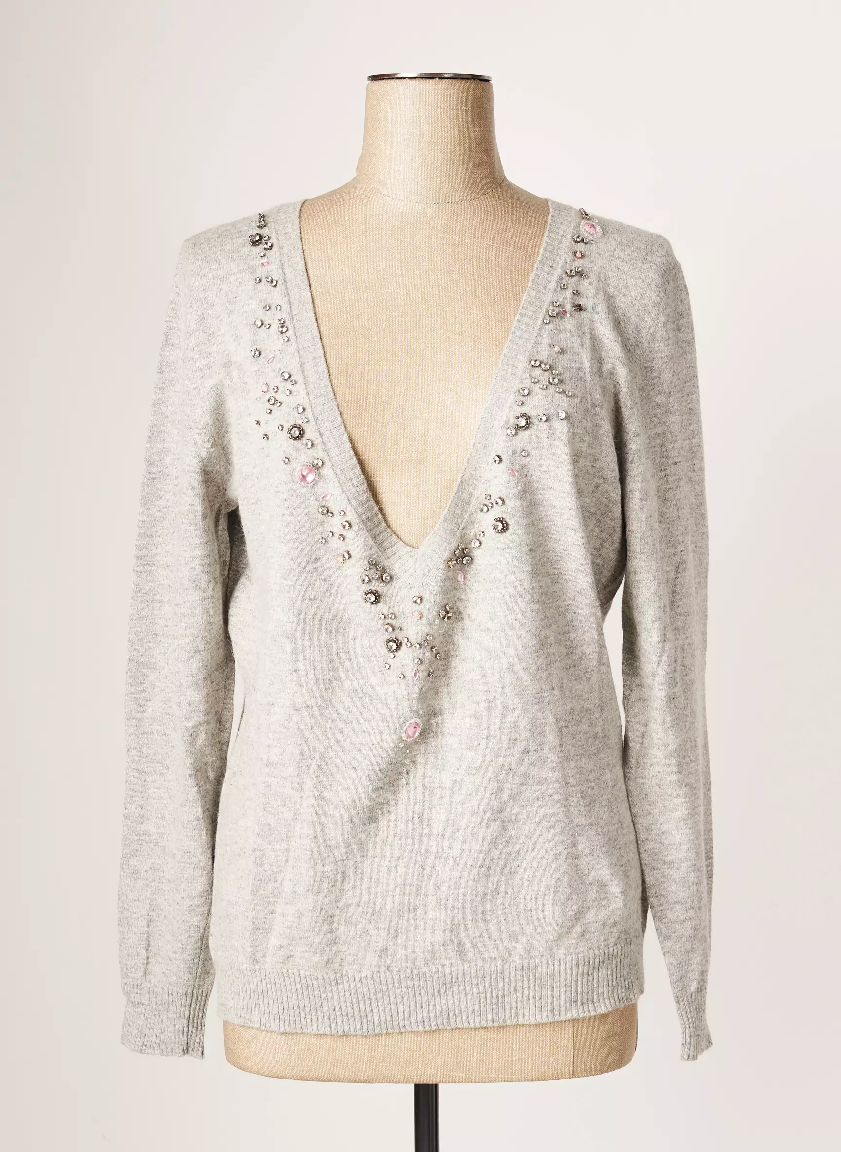 La Petite Francaise Pulls Femme couleur gris