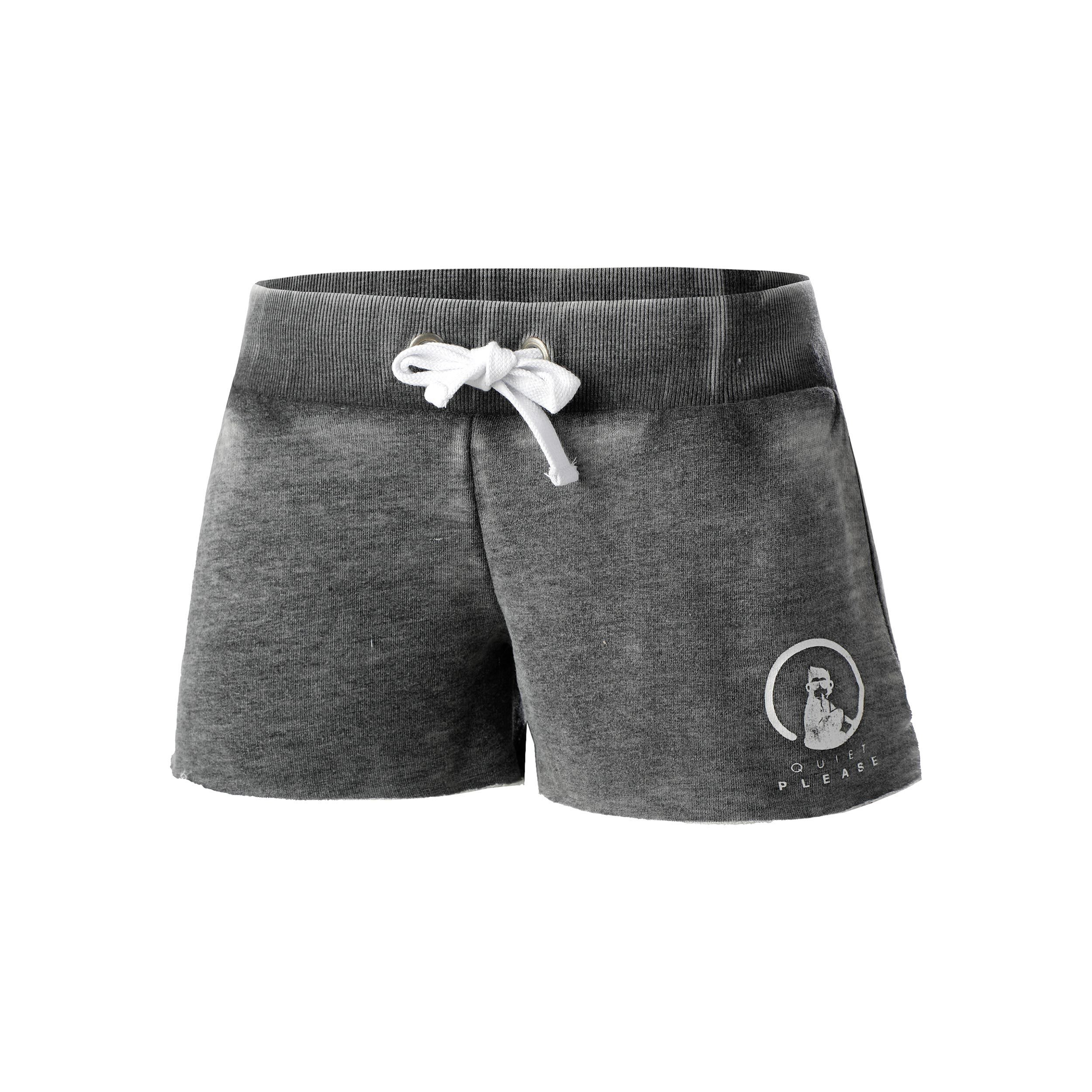 Break Shorts Damen - Dunkelgrau, Weiß