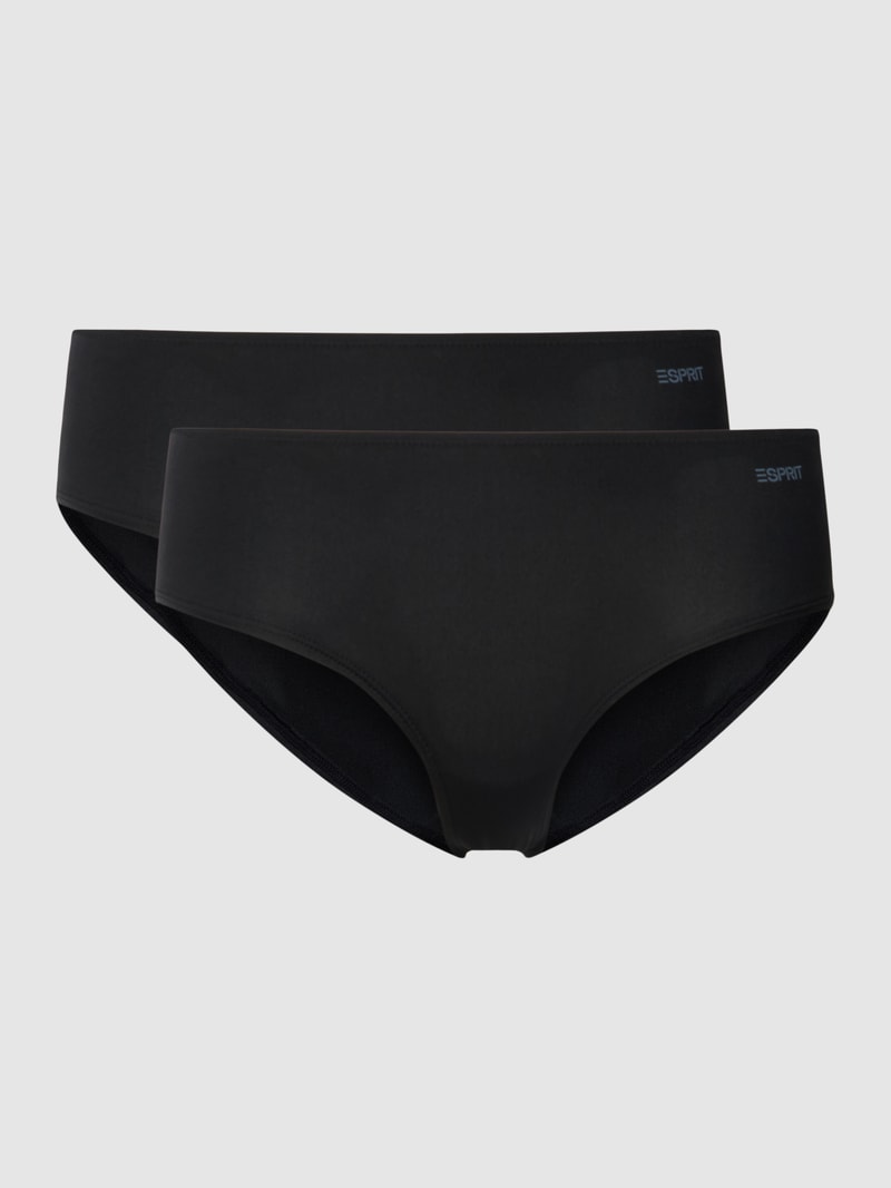 Pants mit Logo-Print Modell 'MICRO' in schwarz