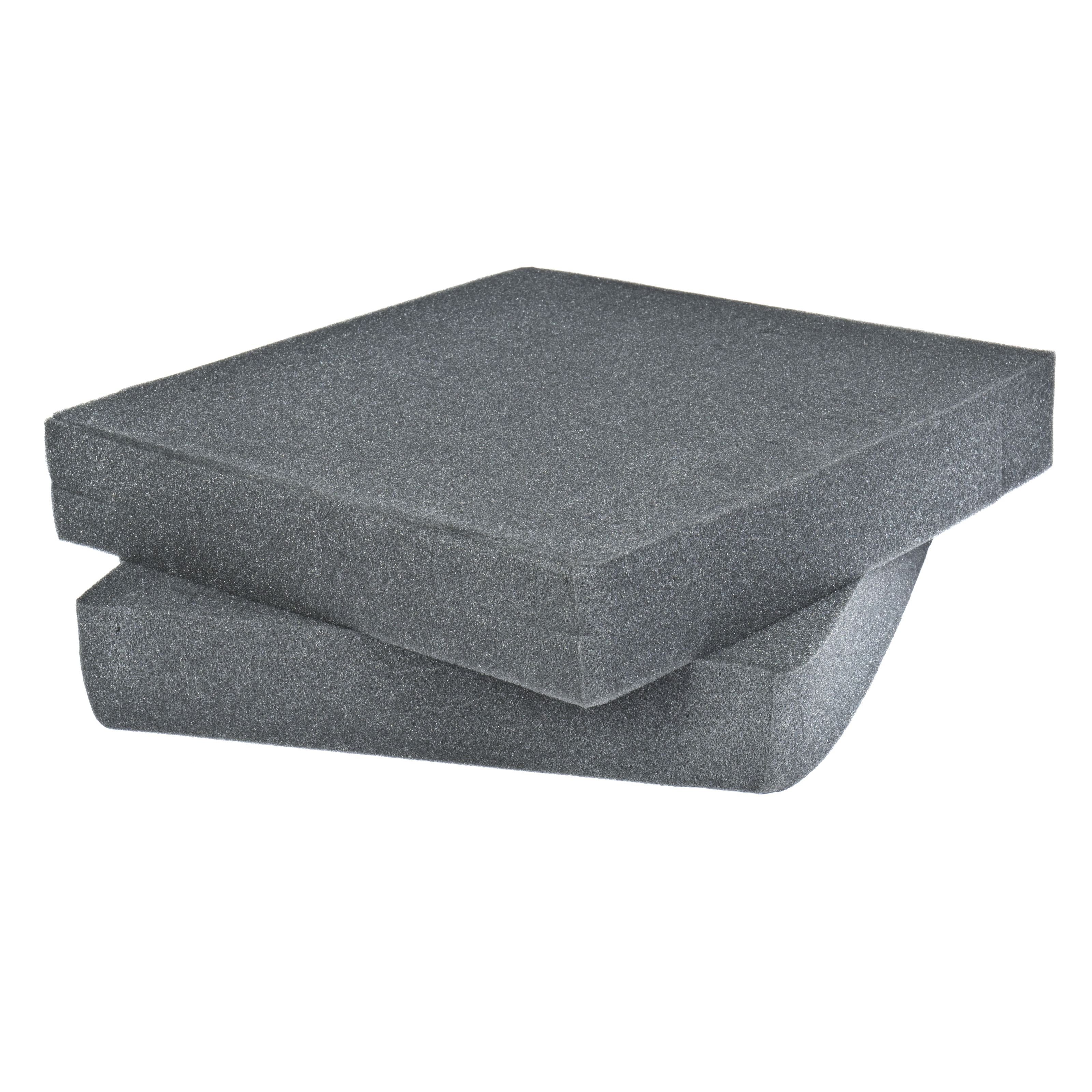 MUSIC STORE Mischpult, Rackschubladeninlay 4HE Blockschaum, 400x375x130mm - Rackschublade