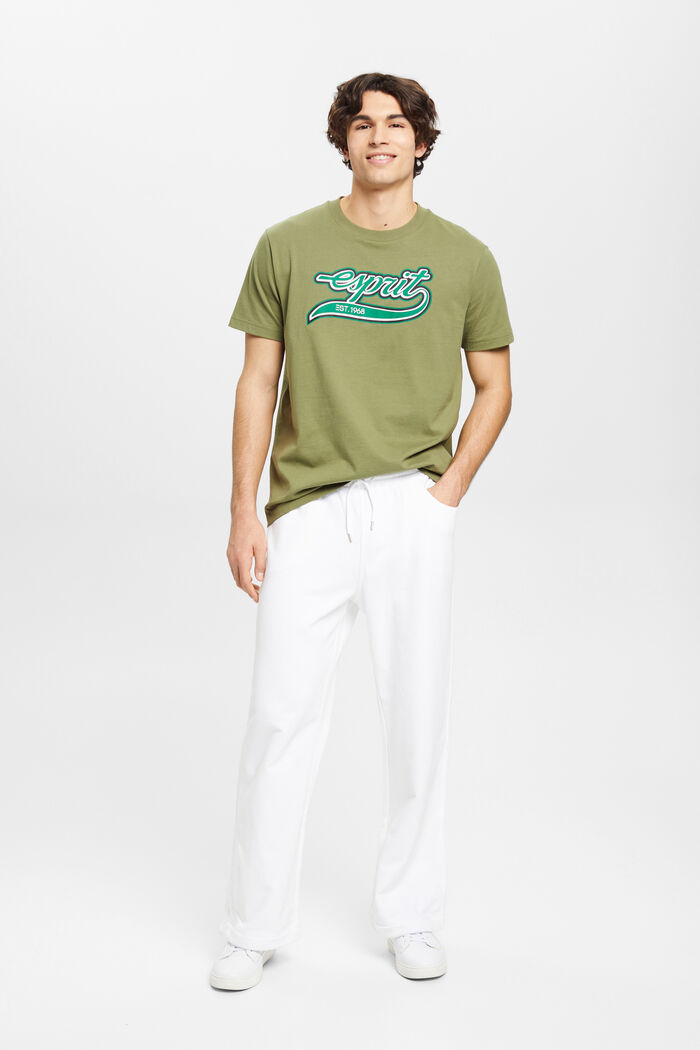 Retro-T-Shirt aus Baumwolle mit Logo