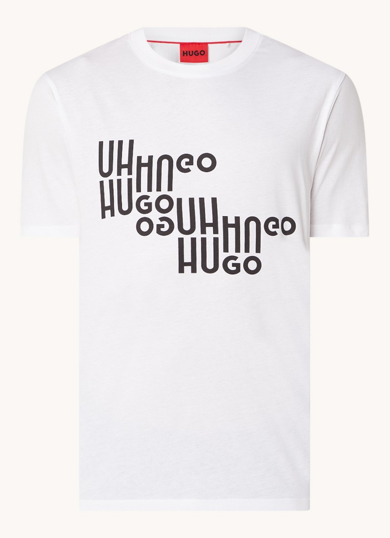 Tricou HUGO BOSS Davalon cu logo imprimat