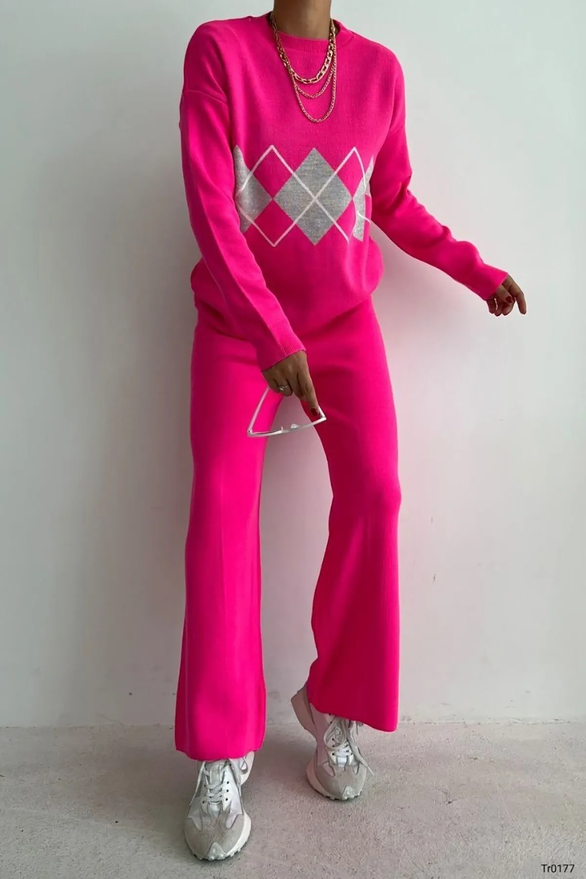 Deafox  Zweiteiler - Rosa - Regular Fit