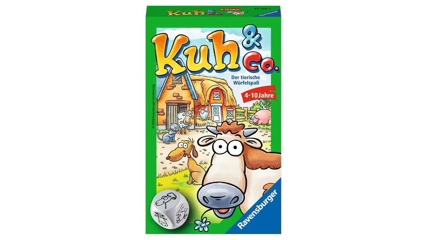 Ravensburger Spiel - Mitbringspiel Kuh und Co.