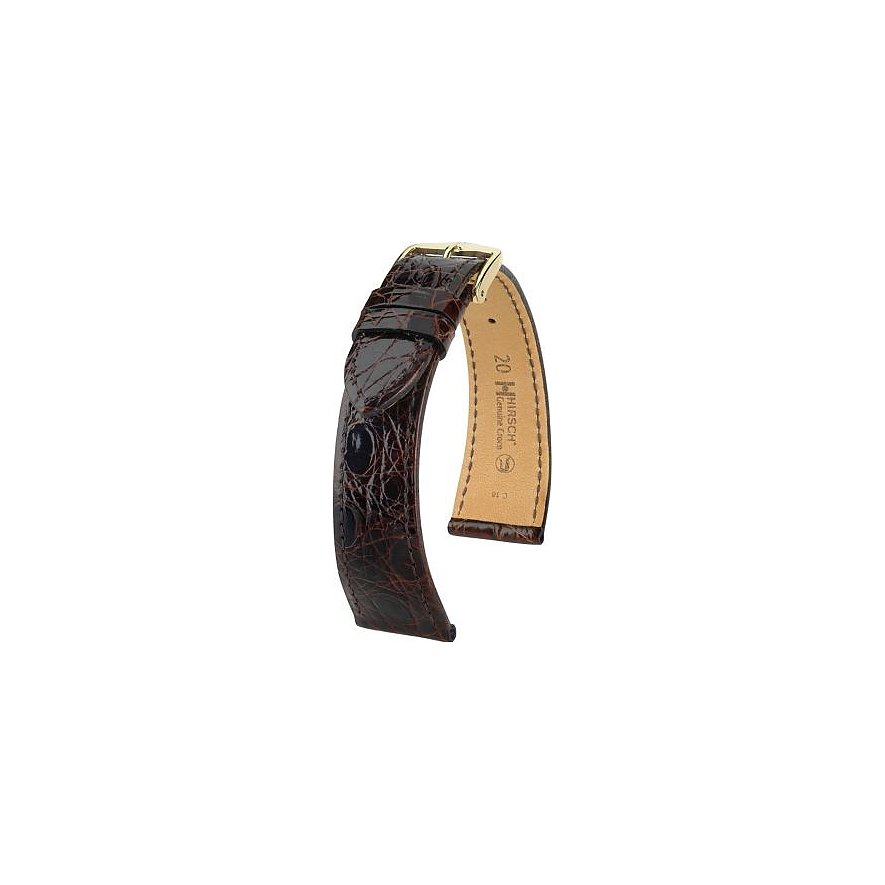 Hirsch Lederband Genuine Croco