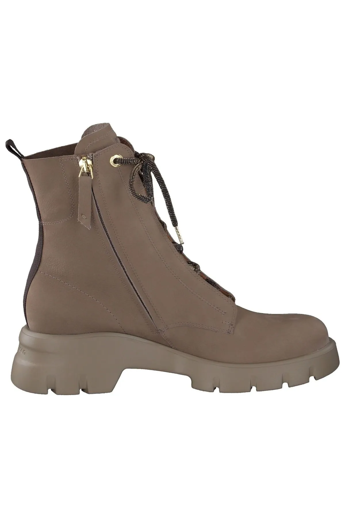 Paul Green  Stiefelette - Beige - Blockabsatz