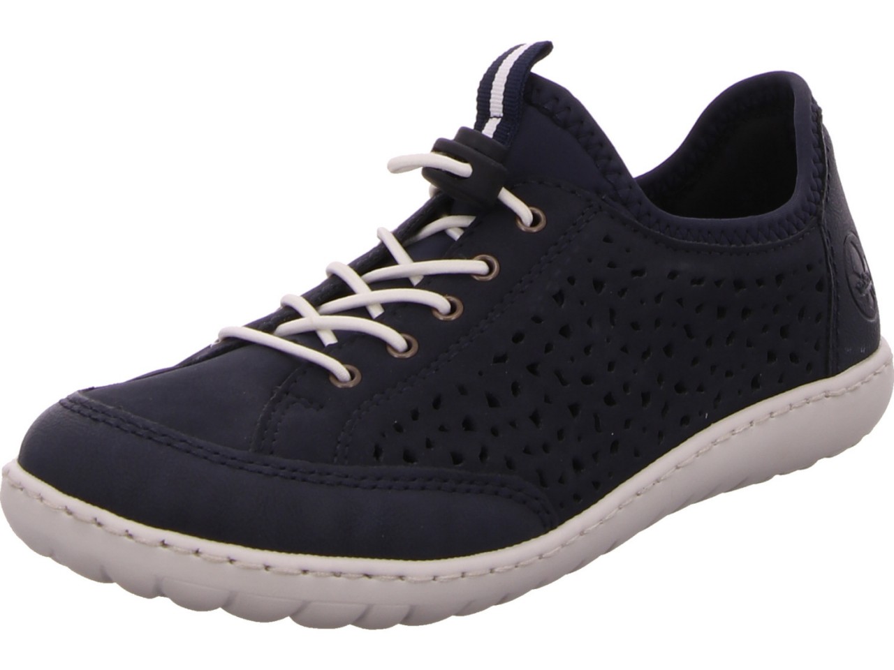 RIEKER Sportliche Slipper blau