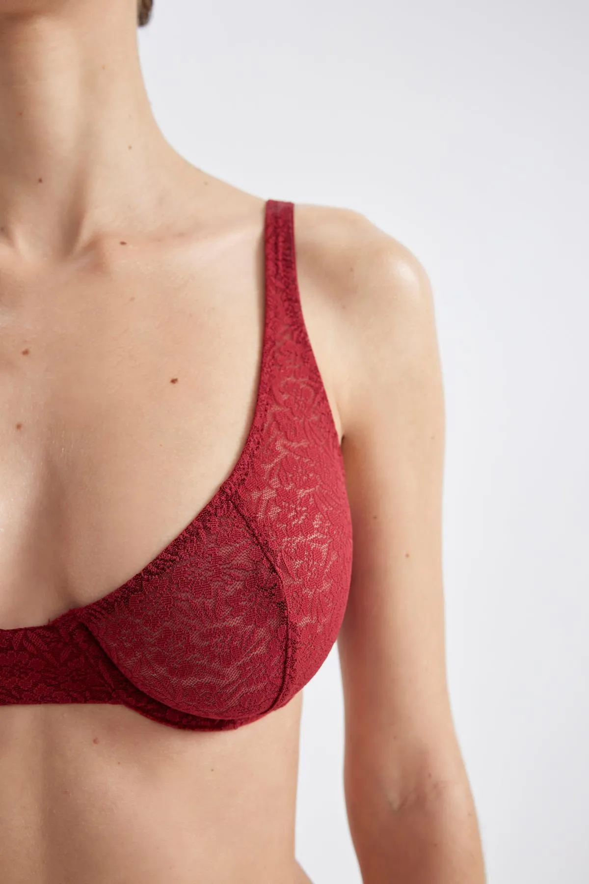 DeFacto  Fall In Love – Spitzen-BH ohne Träger und ohne Polsterung A8419ax23wn