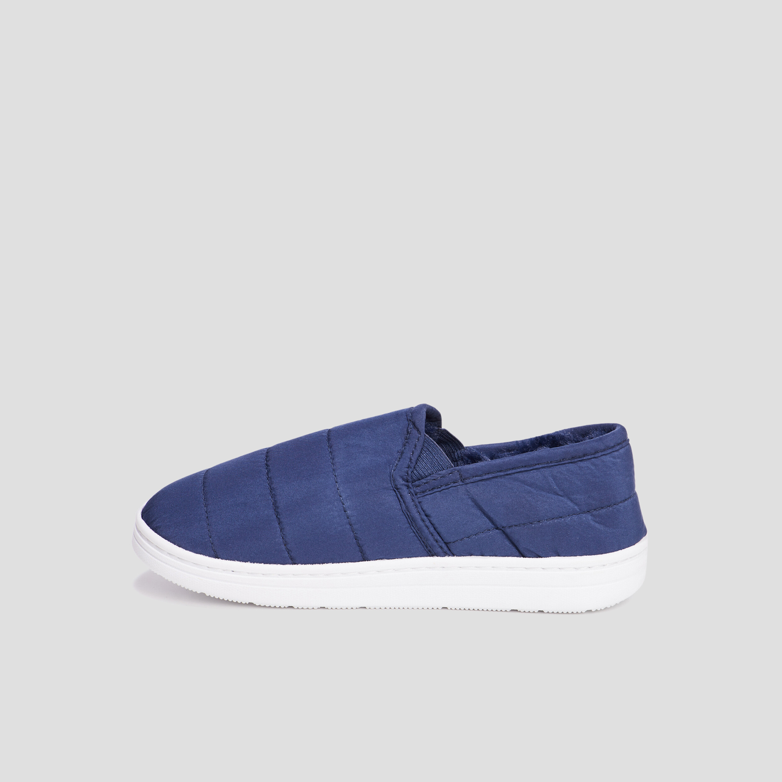 Chaussons sans gêne fourrés Creeks bleu garçon | La Halle