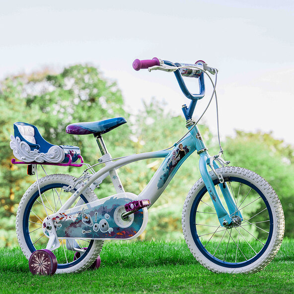 Kinder-Fahrrad Frozen 16 Zoll, blau