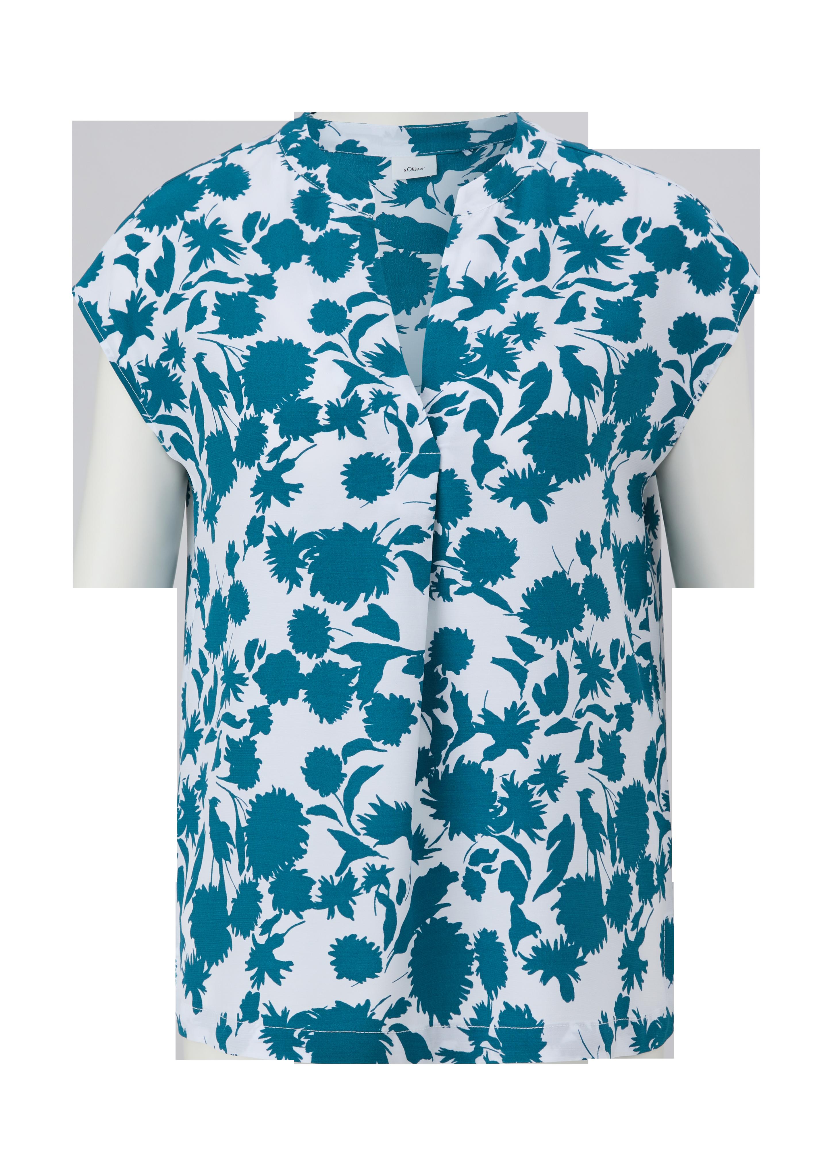 Viskosebluse mit Crêpestruktur  2132292-67A2