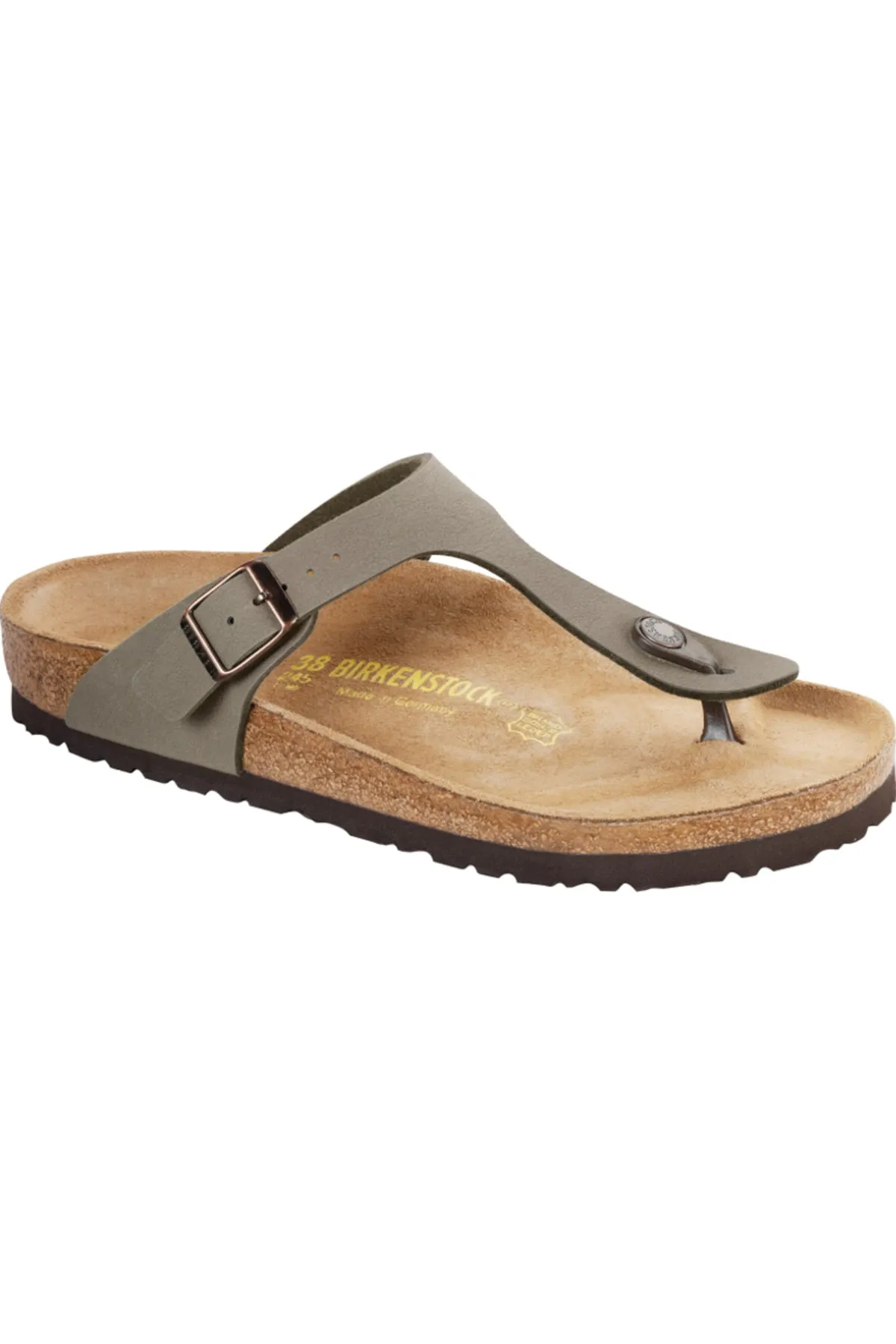 Birkenstock  Sandalette - Grau - Flacher Absatz