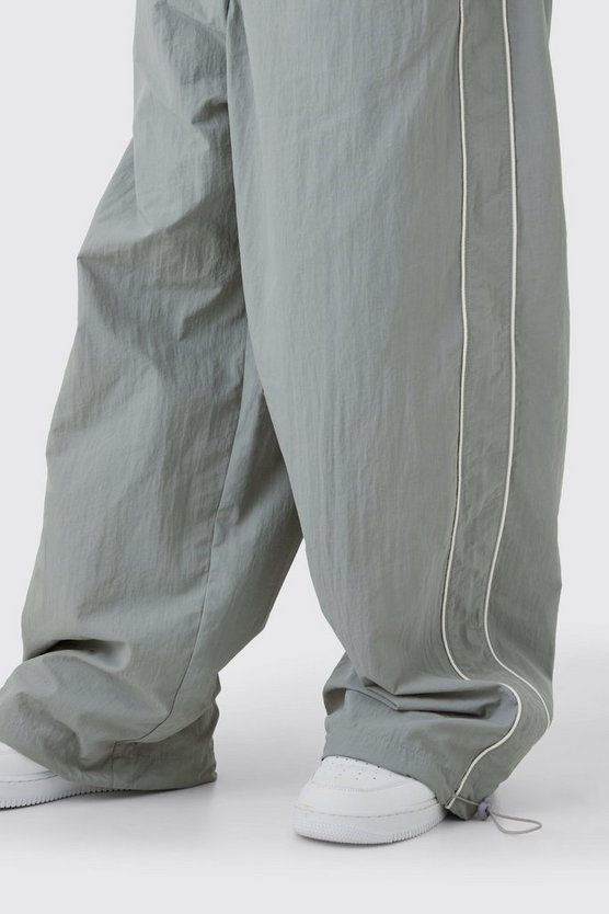 Parachute Hose mit elastischem Bund und Seitenstreifen