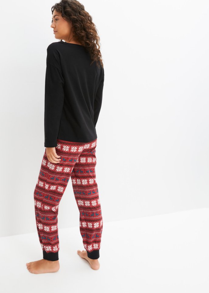 Pyjama mit oversized Shirt und Geschenktasche