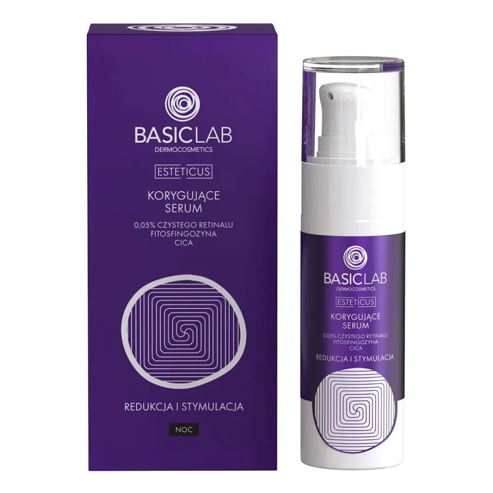BasicLab Esteticus korektivni serum s retinalom 0,05% 30 ml
