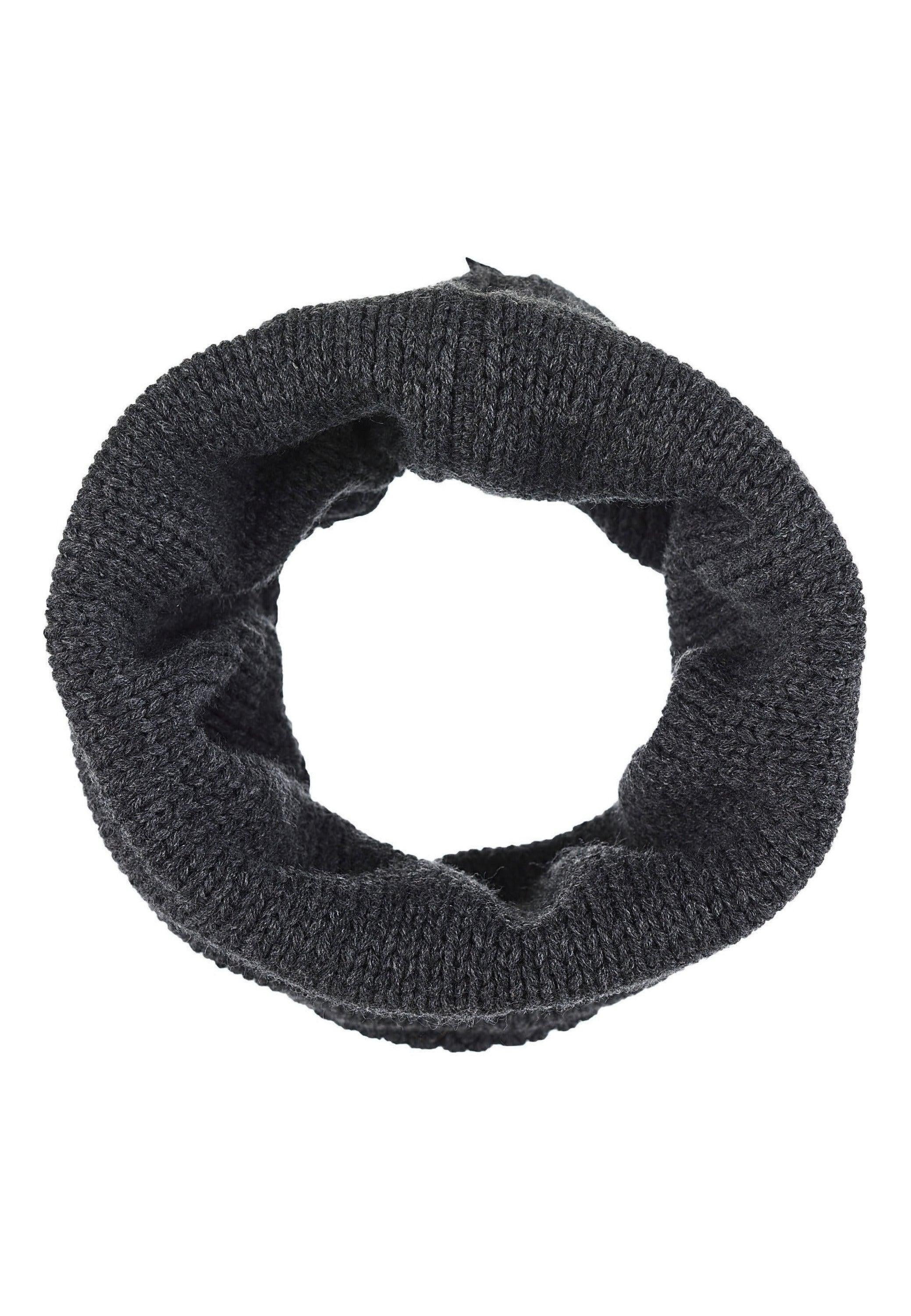 Strick-Schlupfschal glatt, mit Microfleece Futter