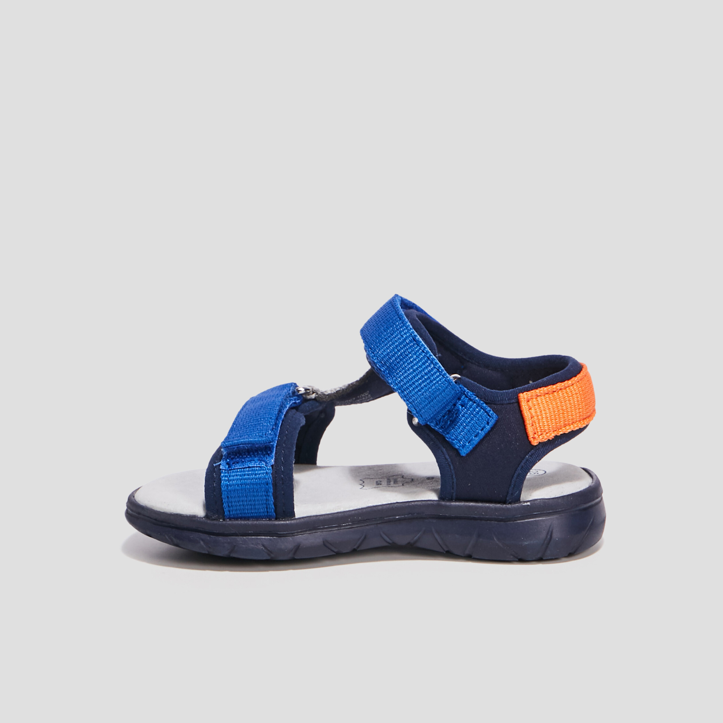 Sandales à scratchs bleu garçon | La Halle