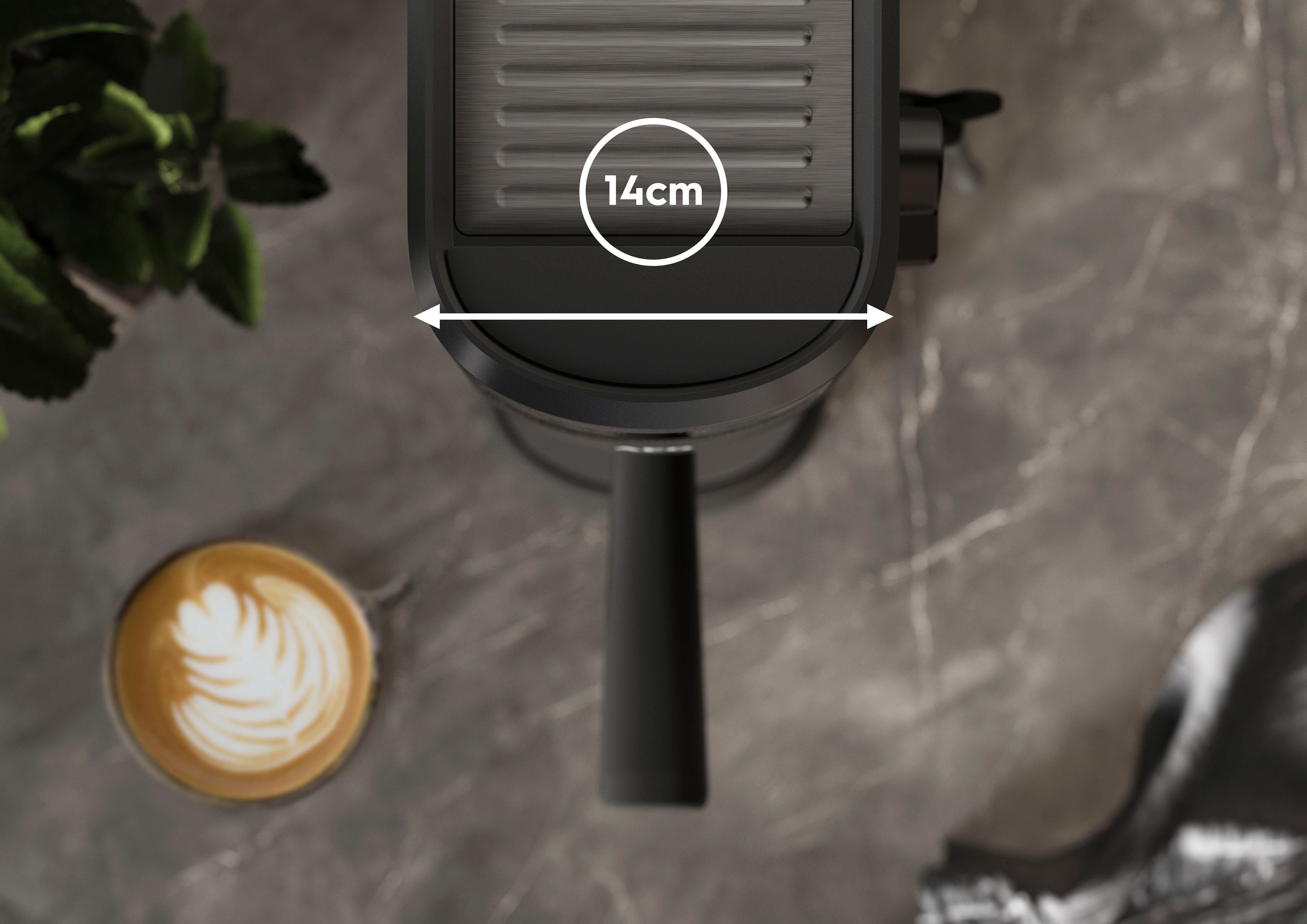AEG Siebträgermaschine Gourmet 6 EC6-1-6BST, Korbfilter