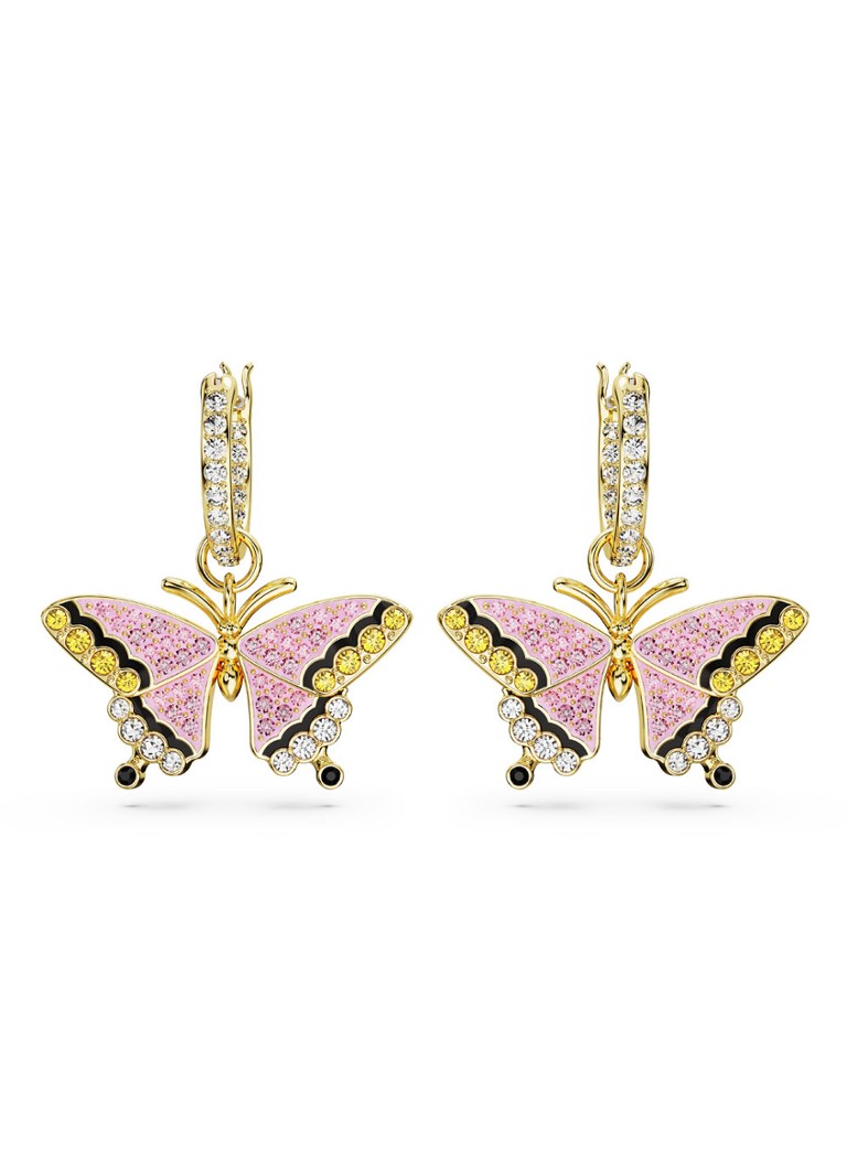 Swarovski Idyllia Mini gold-plated hoop earrings