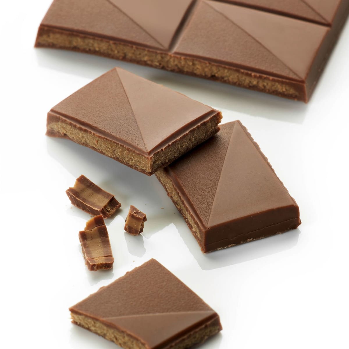 Schokolade, Nougat fein-cremig, 100 g