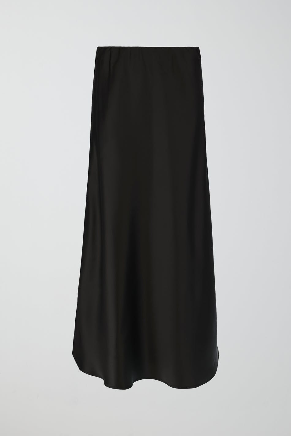 Satin maxi skirt