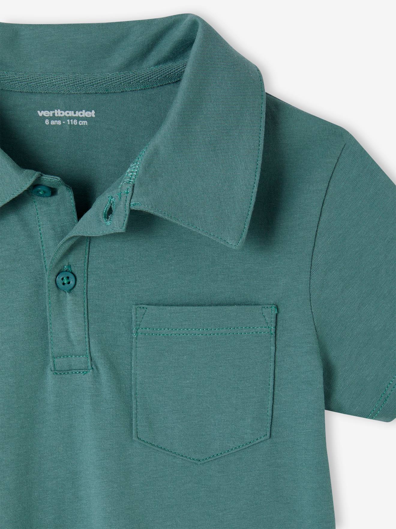 Vertbaudet 2er-Pack Jungen Poloshirts, Kurzarm Oeko-Tex - pack blau