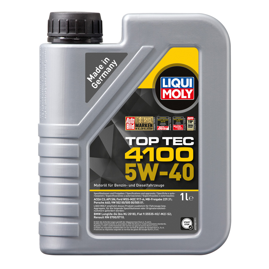 Liqui Moly Top Tec 4100 5W-40 Motoröl , 1 Liter - ATU