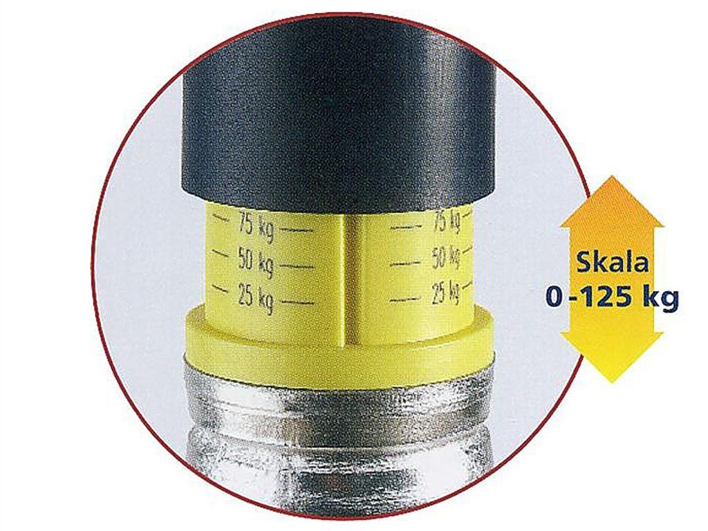 Winterhoff Stützrad mit Manometer