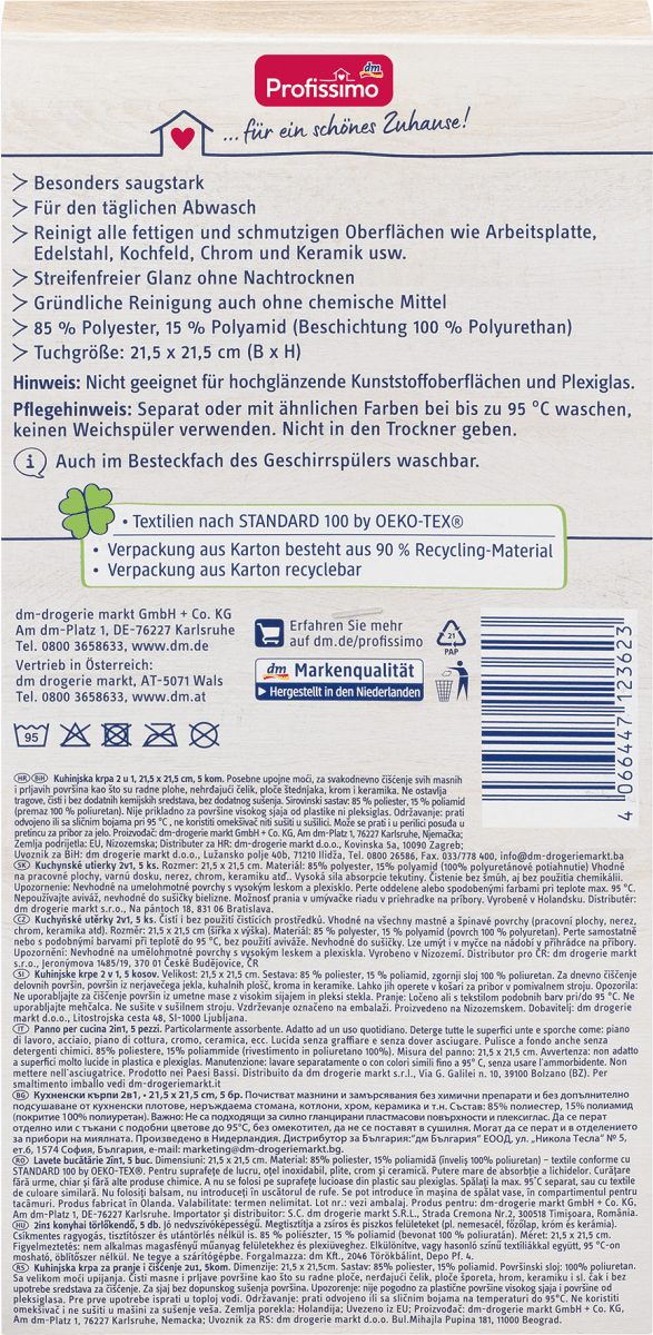Küchentücher 2in1, 5 St