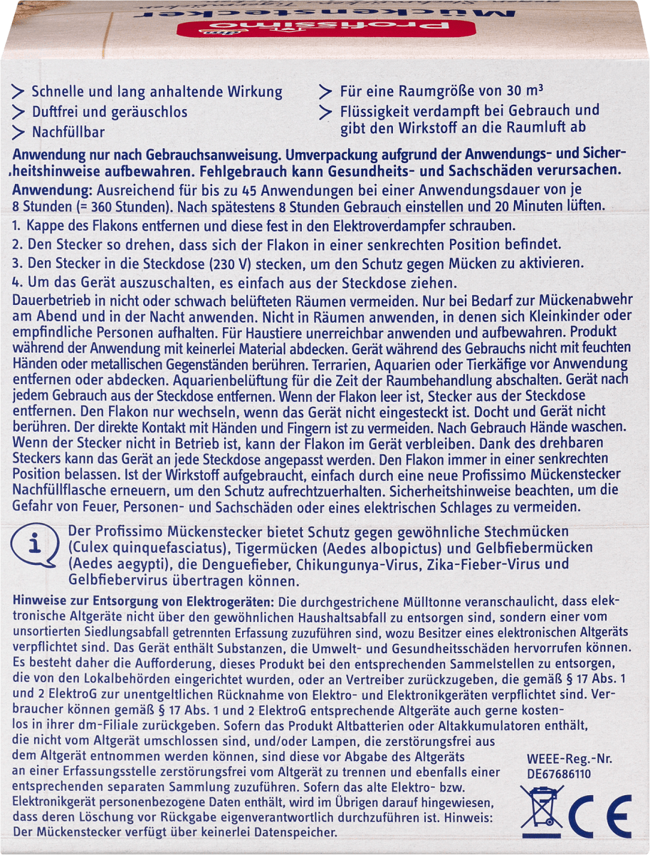 Mückenstecker 45 Nächte, 1 St