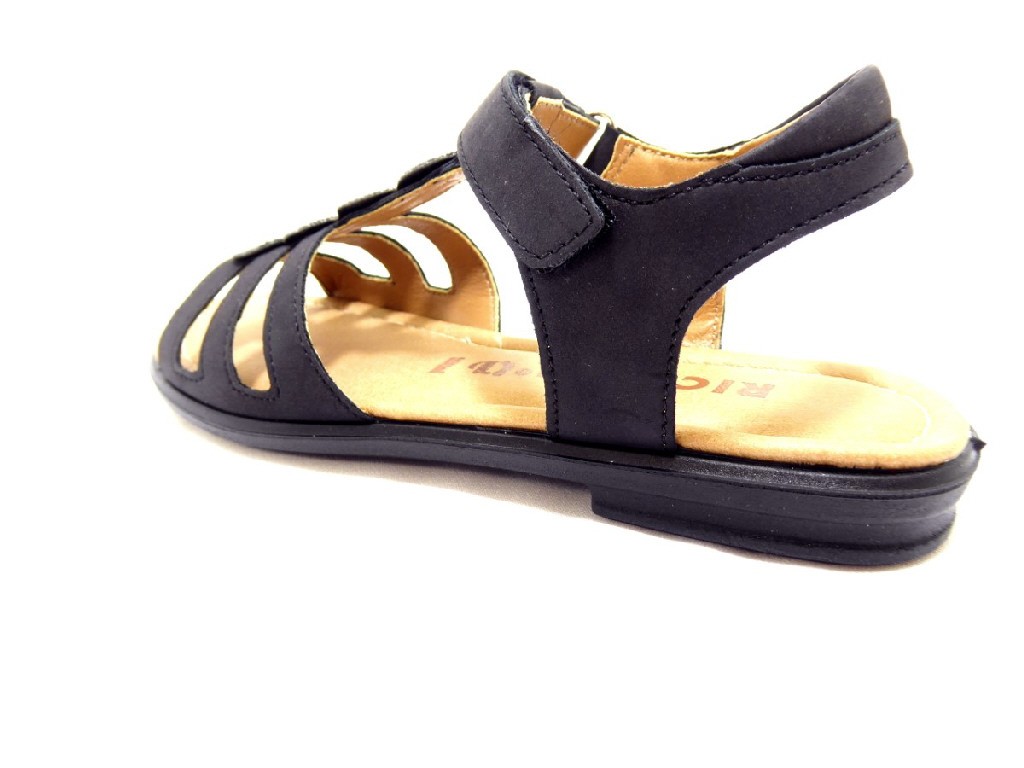 RICOSTA Mädchen Sandalen schwarz