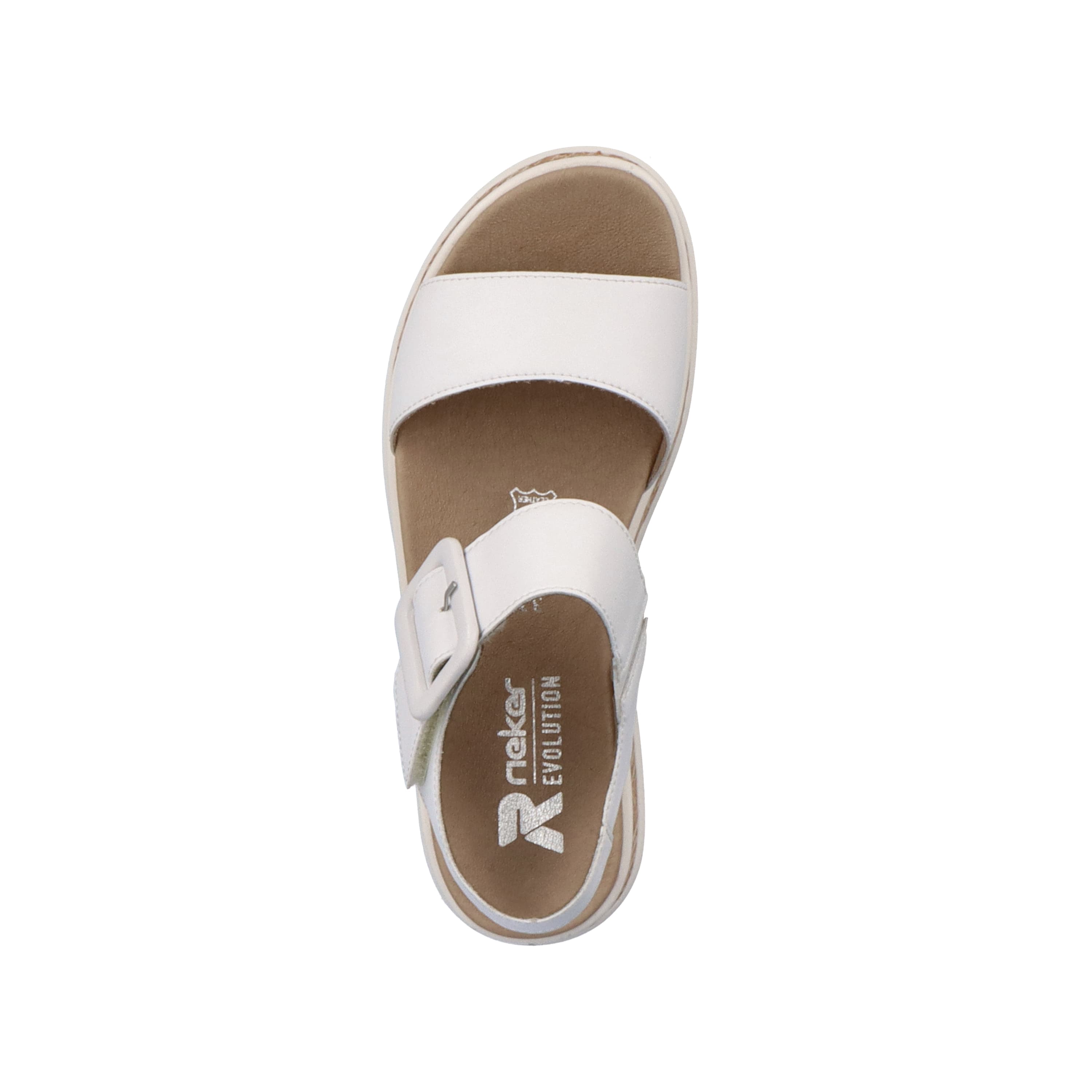 Rieker Damen Riemchensandalen brilliant white