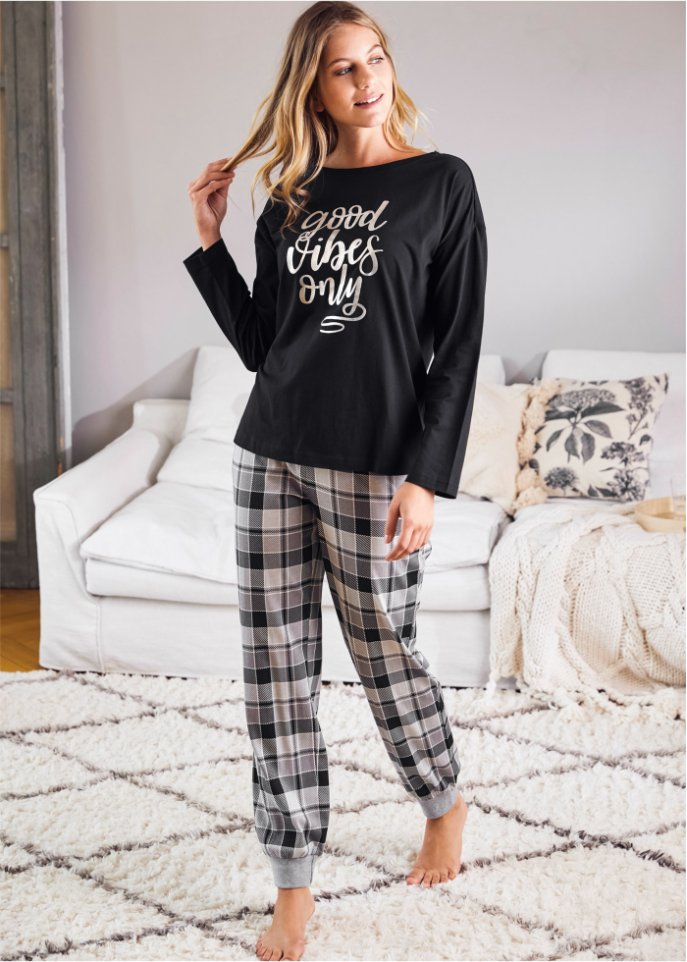 Pyjama mit oversized Shirt
